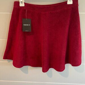 Forever 21 Brand New Corduroy Mini Skirt - Size Large